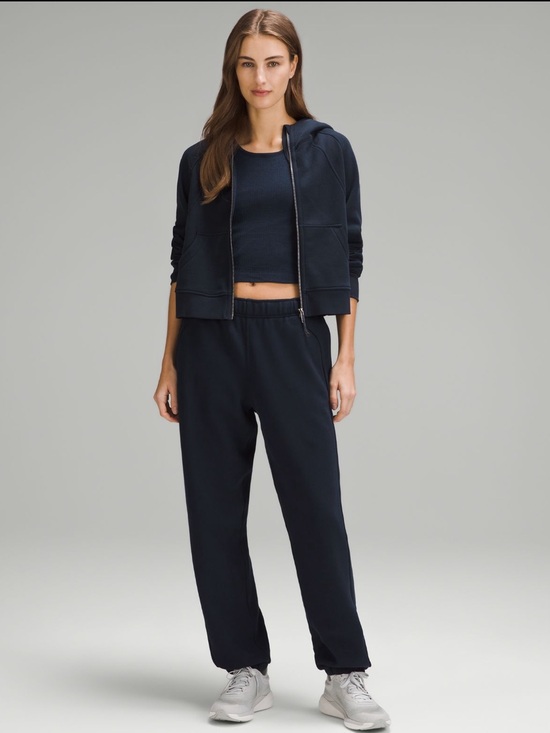lululemon athletica Pants - Worn Once! Lululemon Oversized Mid-Rise Scuba Jogger - True Navy, XS